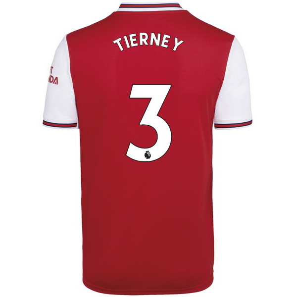 Camiseta Arsenal NO.3 Tierney 1ª 2019-2020 Rojo